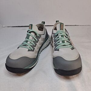 Keen Utility Arvada Shift Work Sneakers Womens Size sz 8.5W Slip-on Gray/Green